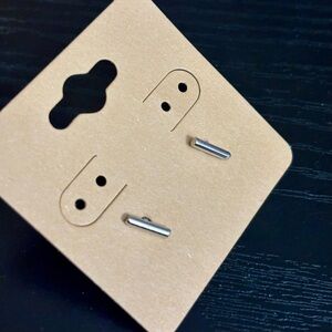 Maurices Silver Bar Earrings